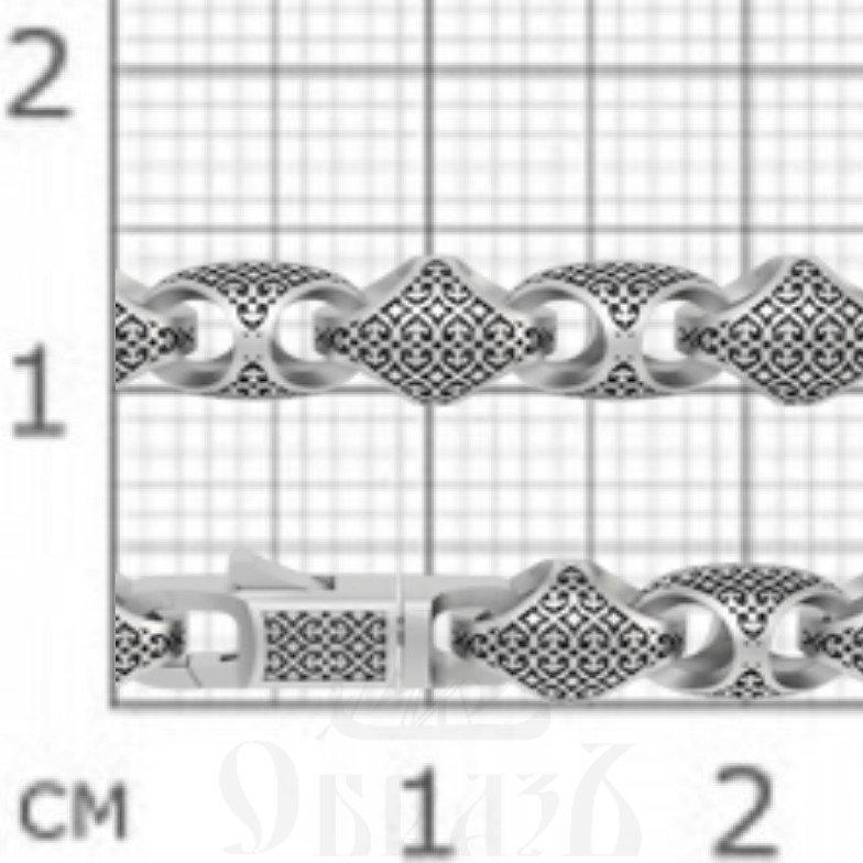цепь черненая (крупная) серебро 925 пробы (арт. 40.641)